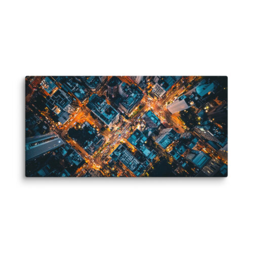 Colourful City Top View