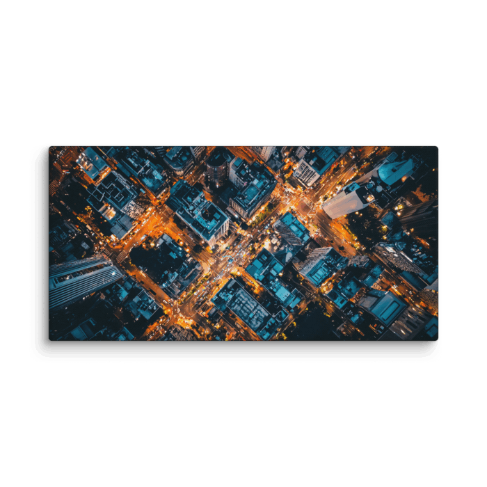 Colourful City Top View - Image 2