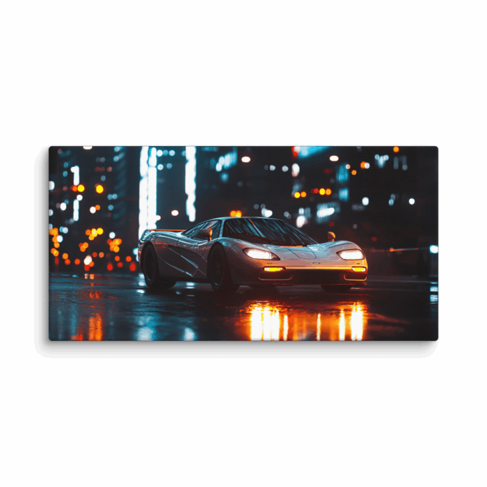 McLaren Silver with city lights - Image 2