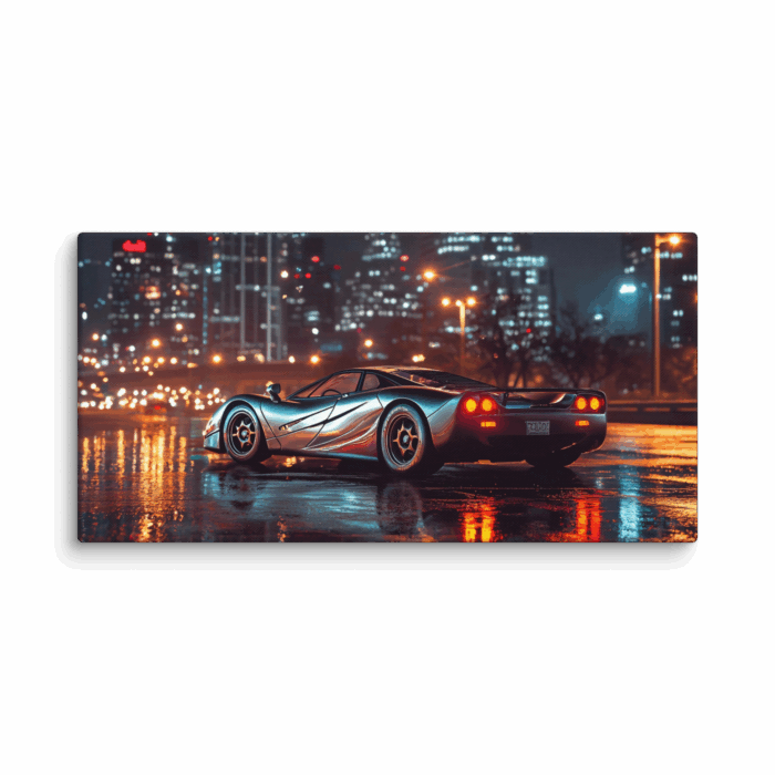 McLaren Silver with city lights 3 - Image 2