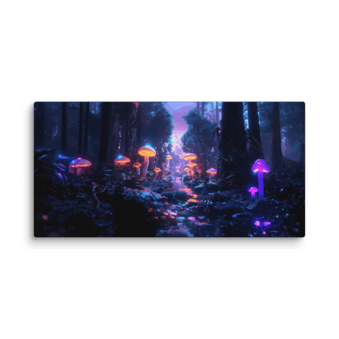 Forrest with Glowing Mushrooms 01 - Image 2