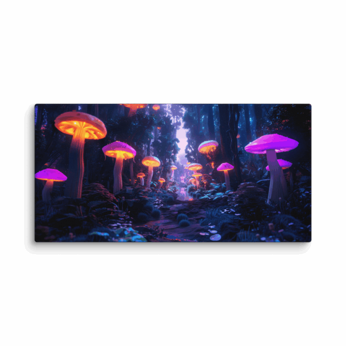 Forrest with Glowing Mushrooms 02 - Image 2