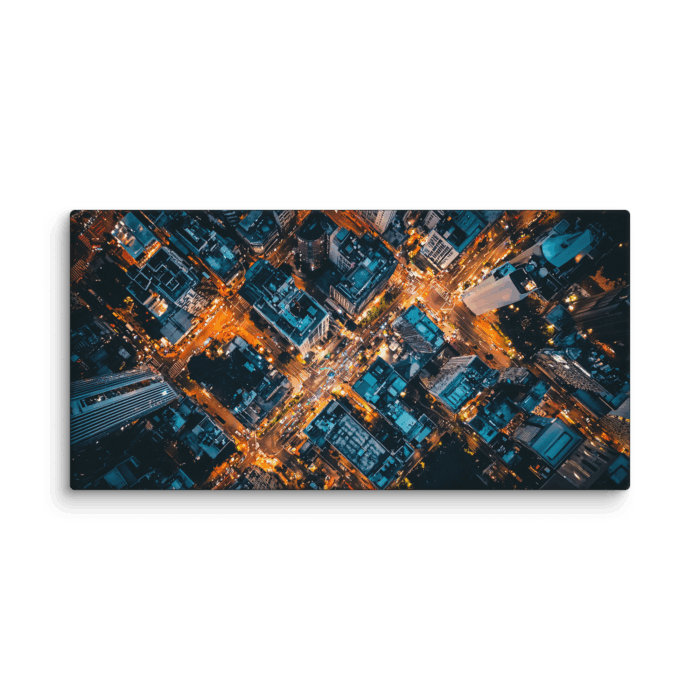Colourful City Top View