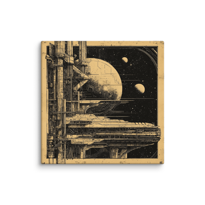Futuristic Etching 01