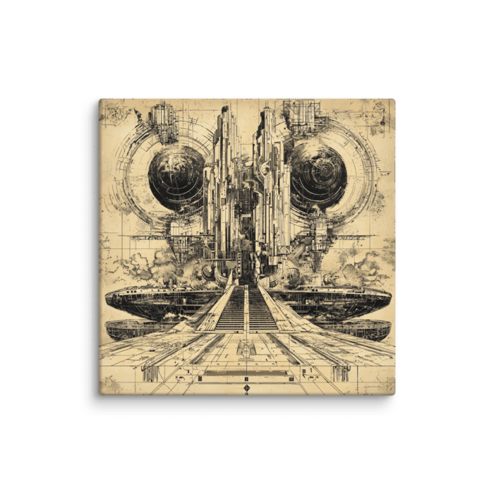 Futuristic Etching 03 - Image 2