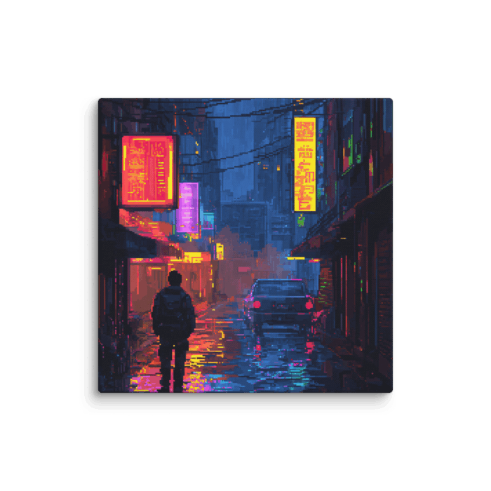 Colourful Pixel City 02 - Image 2