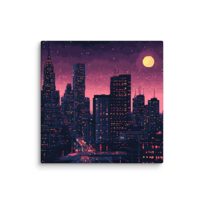 Colourful Pixel City 04 - Image 2