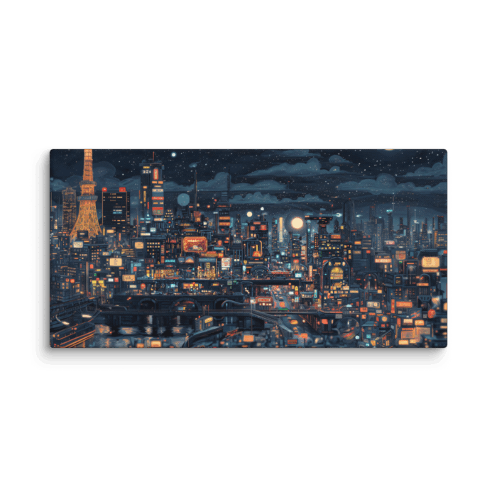 Cyberpunk Vector City 01 - Image 2