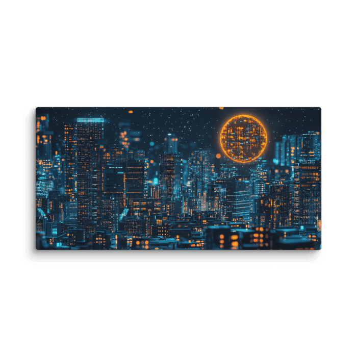 Cyberpunk Vector City 02 - Image 2