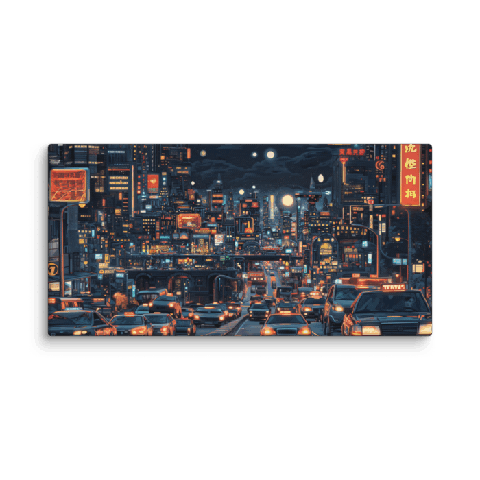 Cyberpunk Vector City 03 - Image 2