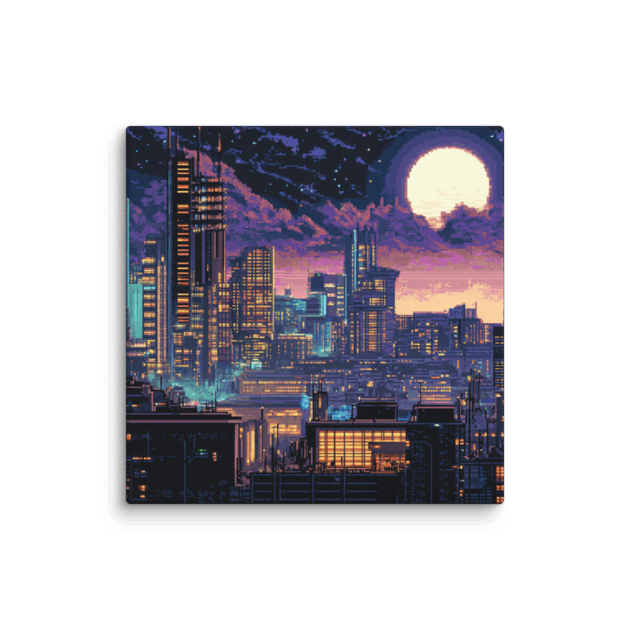 Colourful Pixel City 01 - Image 3