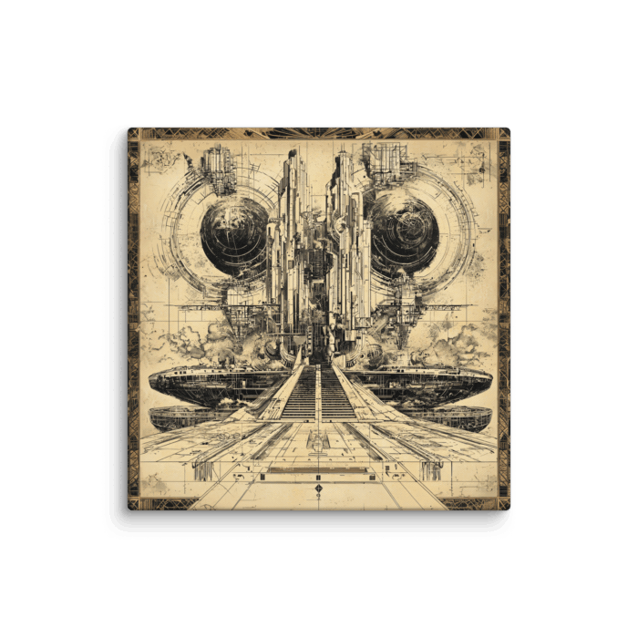Futuristic Etching 03