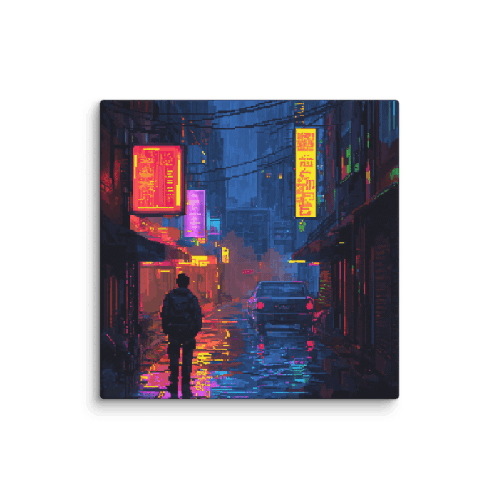 Colourful Pixel City 02