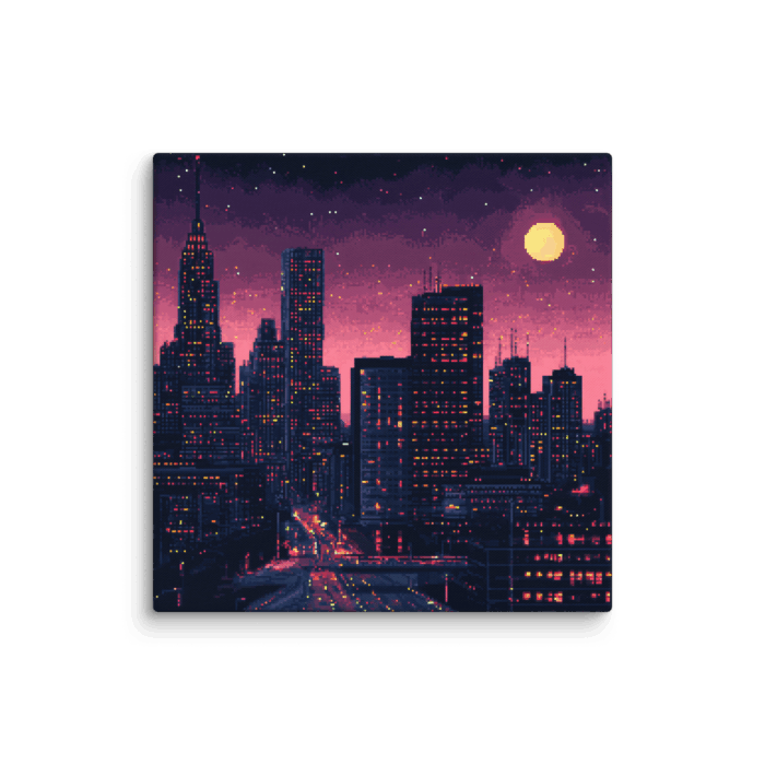 Colourful Pixel City 04