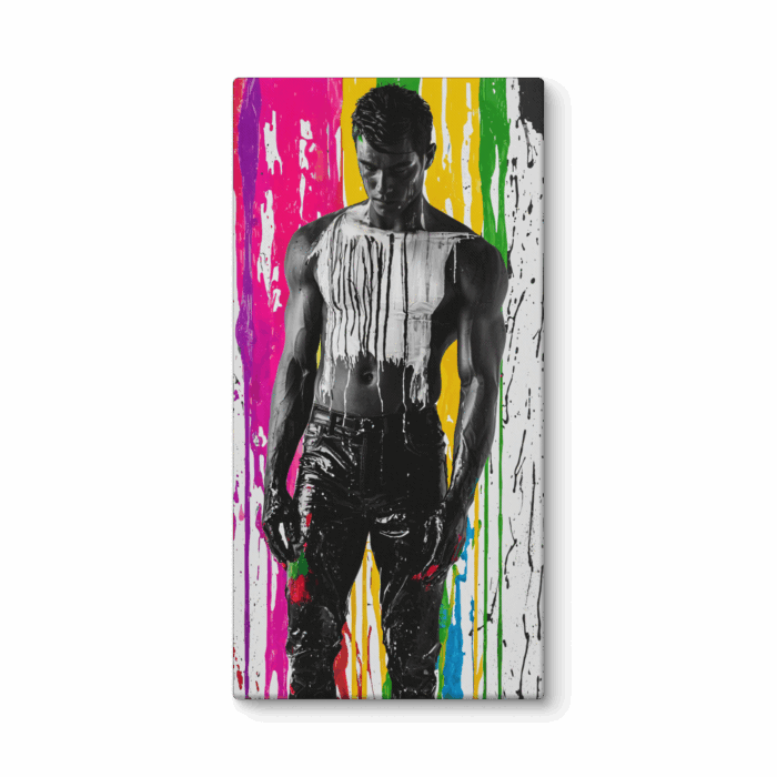 Man in Paint Splatter 01 - Image 2