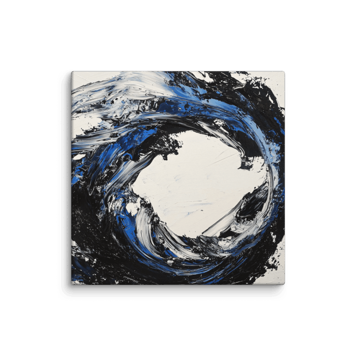 Blue Black Paint Stroke 01 - Image 3